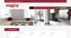 Desktop Screenshot of inspireestateandlettings.com