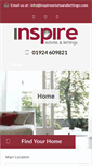 Mobile Screenshot of inspireestateandlettings.com